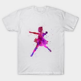 Ballet girl in watercolor T-Shirt